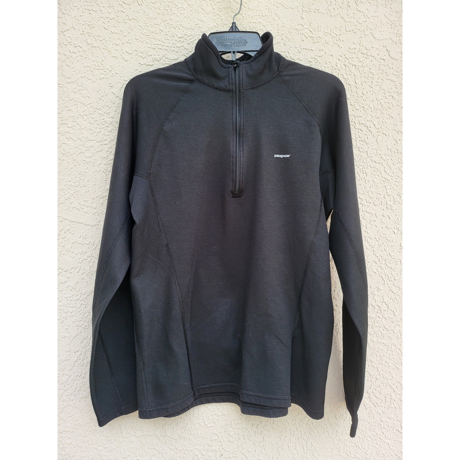 Patagonia Capilene Men's Black Lightweight 1/4 Quarter Zip Base Layer Pullover M